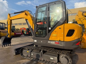 Excavatrice sur chenilles d'occasion XE60G PRO prête à l'emploi, petite pelleuse pratique de 6 tonnes pour la réparation des routes de village et le creusement de petits étangs - Product Image 6