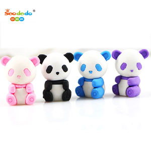 Soododo các loại bánh sinh nhật bên giá rẻ Mini <span class=keywords><strong>3D</strong></span> động vật Cá Heo Cá Voi gấu trúc thỏ rùa cú gia súc chó bút chì tẩy - Product Image 1