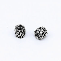 yunnique Stainless Steel Heart Shape <b>Spacer</b> Beads For Jewelry Making 316 Steel Color Casting Process Metal Beads - Product Image 5