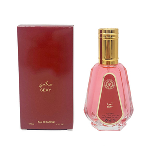 Vente en gros de parfum EDP arabe de luxe pour femmes, 50 ml, avec des notes florales, épicées, fruitées et citronnées, spray corporel longue durée - Product Image 3