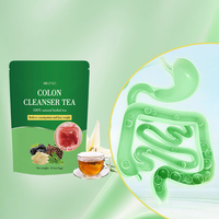 Thé Détox Côlon sous Marque Blanche TikTok, Thé Détox Côlon Naturel à Base de Plantes, Thé Nettoyant Côlon