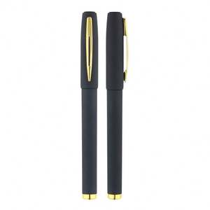 Bolígrafo de plástico negro de 0,5mm para negocios, firma de oficina, regalo, promoción, anuncio personalizado - Product Image 1