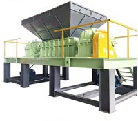 Broyeur multifonctionnel à double arbre, broyeur industriel pour le recyclage de divers déchets solides
