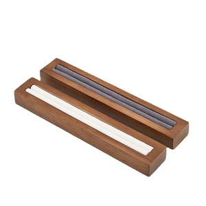 Rắn gỗ đạo cụ hiển thị tấm Vòng khay đồ trang sức cơ sở Giá đàn hồi thanh - Product Image 1