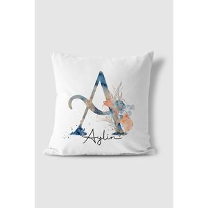 Personalized Letter-Designed Pillowcase with <b>Zipper</b> - Product Image 1
