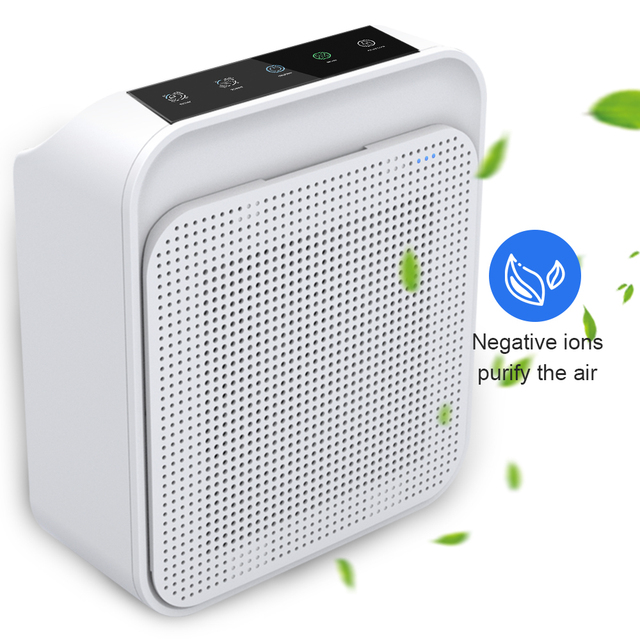 Medical-Grade HEPA Air Purifier 99.97% PM0.03 Filtration 99.9% Bacterial Sterilization Quiet Operation for 300-400 Sq ft Home