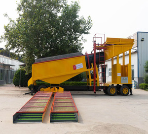 غربال دوار عالي الكفاءة لاستخراج الذهب |   متخصص في ساحات الرمال والمناجم |   الفرز المتكامل وفصل الذهب - Product Image 2