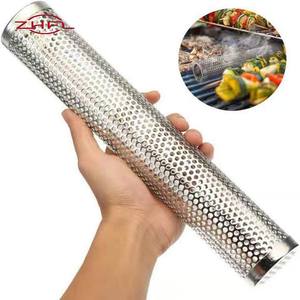 Custom Round Hole Size Perforated <b>Steel</b> Pipe <b>Stainless</b> <b>Steel</b> Pipes Silver Screens Pipe - Product Image 6