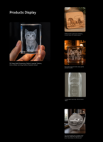 Machine de gravure laser UV et 3D 5W pour verre, cristal, acrylique, bois, 60x60x90mm, bureau, mise au point automatique