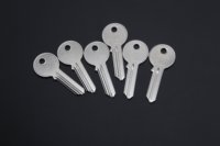 Clé vierge de type S en fer, facile à tailler, avec tige de 27,5 mm, clé vierge précise pour serrurier, pour la duplication de clés