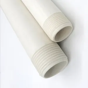 Production and sales plastic threaded port conduit pipe 30mm 12 inch pvc pipe water supply cable conduit pipe