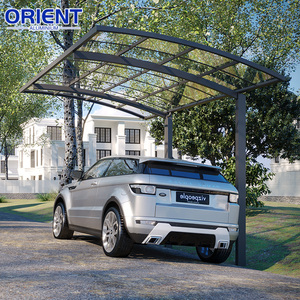 <span class=keywords><strong>Abri</strong></span> <span class=keywords><strong>de</strong></span> voiture autoportant en aluminium à double auvent, résistant aux fortes charges <span class=keywords><strong>de</strong></span> neige, designs modernes, 20x30, imperméable, pour la Pologne - Product Image 5