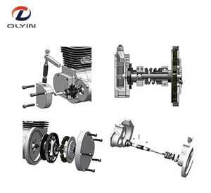 Olyin <span class=keywords><strong>2</strong></span> đột quỵ 80cc 100cc Xăng gas động cơ nhỏ động cơ <span class=keywords><strong>Kit</strong></span> cho xe đạp - Product Image 4