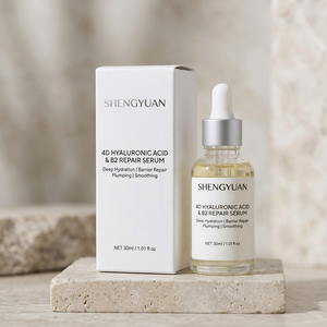 Sérum B5 Fermenté à Marque Blanche Faible MOQ, Livraison Rapide, <span class=keywords><strong>Essence</strong></span> d'Acide Hyaluronique 4D, Végétalien, Logo Personnalisé, Fabricant de Soins de la Peau - Product Image 1
