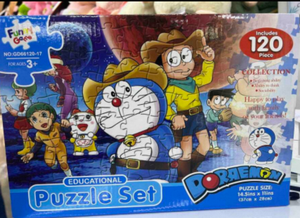 ชุดตัวต่อโดราเอมอนแสนสนุก 51-100 ชิ้น ของเล่นเสริมพัฒนาการสำหรับเด็กอายุ 3 ปีขึ้นไป รูปทรงสี่เหลี่ยม พิมพ์สีเต็มรูปแบบ - Product Image 3