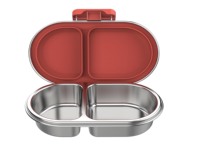 400ml Kompakte 304 Edelstahl Bento-Box Mikrowellengeeignet Auslaufsicherer Lebensmittelbehälter für Snacks und Mahlzeitenvorbereitung