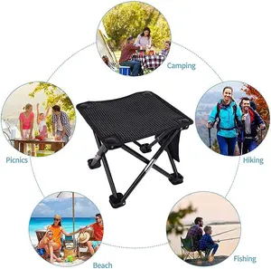 Silla de pícnic plegable para pesca y acampada, portátil y personalizado, Oxford, para vacaciones al aire libre y playa, venta al por mayor