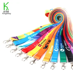 Id 배지 용 목 Lanyards 배지 용 스위블 후크가있는 나일론 넥 스트랩 끈 사무실 학교 홀 도서관 컨퍼런스 키즈