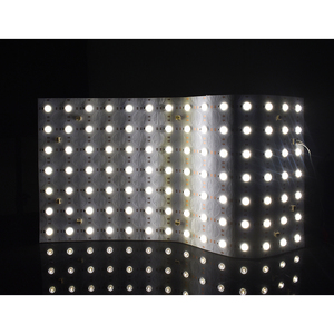 Lámina LED Flexible Cortable de un Solo Color, Ultrafina, de 500*250 mm, Iluminación de 170 Grados, SMD2835, 98 LED/PC con Lente, Retroiluminación - Product Image 1