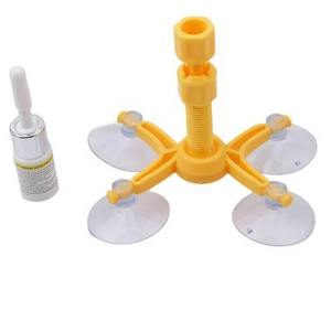 Kit d'outils de réparation automobile, fluide et agent de réparation de vitres de voiture pour la réparation des fissures du pare-brise avant, kit d'outils de réparation de vitres - Product Image 1