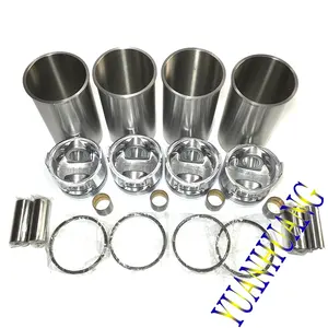 Pistão 4d95l 4d95 com clipe de pino e kit de forro para trator komatsu, peças do motor 6201-32-2121