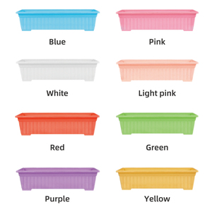 Vasi da Fiori Rettangolari in Plastica PP di Alta Qualità, Leggeri e Durevoli, con Foro di Drenaggio per Giardino ed Esterni - Product Image 5