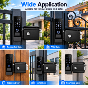 Cerradura Inteligente para Exteriores SINON, Cerradura para Puerta con Huella Digital y WiFi Tuya TTLock, Resistente al Agua, para Arabia Saudita y Emiratos Árabes Unidos - Product Image 2