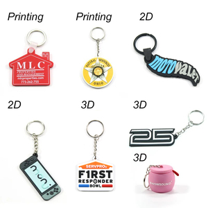 Wholesale Pvc Keychain 2d 3d Soft Manufacturer Custom Cartoon Anime Rubber Keyring <b>Key</b> <b>Chain</b> for Bag Pendant - Product Image 2