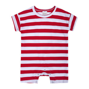 Tutina per Neonati in Cotone di Alta Qualità, Delicata sulla Pelle, Estiva a Maniche Corte, Abbigliamento per Gattonare, Logo Personalizzabile - Product Image 4