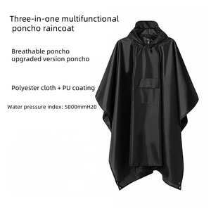 ISO9001 vente directe d'usine imperméable à <span class=keywords><strong>capuche</strong></span> avec poches étanche moto équitation pour <span class=keywords><strong>Poncho</strong></span> pour Camping randonnée filles - Product Image 2
