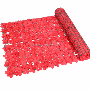 Plastic Fencing Garden Expandable <strong>Trellis</strong> Fence <strong>With</strong> <strong>Flowers</strong> <strong>Artificial</strong> Privacy Fence - Product Image 2