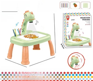 Tableau de Dessin Multifonctionnel DIY Dinosaure Effaçable avec Projection, Musique et Lumières pour Enfants - Product Image 4