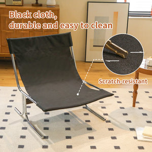 Leather Armchair Modern Accent <b>Chair</b> High Back Living Room <b>Chairs</b> Metal Legs Soft <b>Padded</b> Tufted Design for Home Office Bedroom - Product Image 4