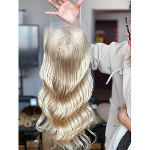 Perruque 2025 SHY en Cheveux Vierges Européens, Lace Front 5*5 + Topper 8*8, Nœuds Invisibles 5.0 avec Ligne de Cheveux Pré-Plumée, Ondulation Body Wave - Product Image 5