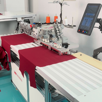 VMA Günstige Automatische Ärmel-Nähmaschine Flachdesign-Saummaschine Industriell für Einzelstück-Bodenverarbeitung