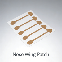 Patch nasal en tissu extensible doux pour application sur le visage et le nez, patch nasal élastique