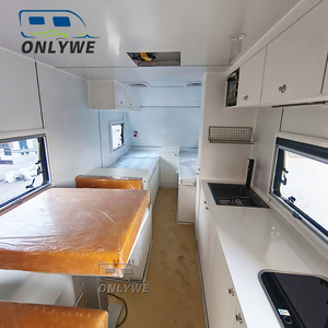 ONLYWE <span class=keywords><strong>Caravane</strong></span> hybride tout-terrain personnalisée, <span class=keywords><strong>caravane</strong></span> de camping, remorque de camping, camping-car, camping-car avec salle de bain - Product Image 5