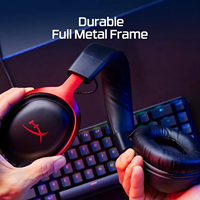 Audífonos Hyper Cloud 3 para PC, con Cable, para Música y Videojuegos, Cancelación Activa de Ruido, Resistentes al Agua IPX-3, Micrófonos para Deportes y Viajes, AAC
