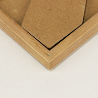 Cadre photo en bois pliable en forme de livre personnalisé d'usine moderne A3 A4 A5 Décoration en bois pour la maison Impression par sublimation Forme d'amour