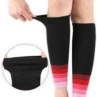 Chaussettes de compression unisexes pour le cyclisme et la course en extérieur, manches de compression respirantes et extensibles anti-transpiration pour le fitness et le sport