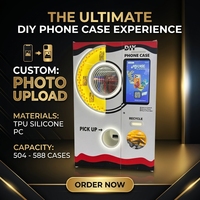 Distributeur automatique de coques de téléphone DIY Ruiying, kiosque de personnalisation de coques en libre-service, impression CMYK, coques de téléphone en TPU, silicone, PC, ATM 1500 Vending
