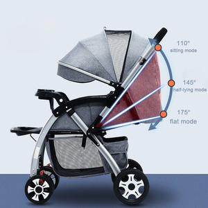 Nhà Máy Tùy Chỉnh Thuận Tiện Xe Đẩy Em <span class=keywords><strong>3</strong></span> Trong 1 Sang Trọng Trẻ Sơ Sinh Xe Đẩy Có Thể Đảo Ngược Ghế Đi Bộ Xe Đẩy Em Bé Với Nhỏ Gọn Gấp - Product Image 3