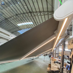 Điện có thể thu vào Cassette mái hiên cơ giới mái hiên ngoài trời với LED ánh sáng cho có thể thu vào mái hiên - Product Image 2