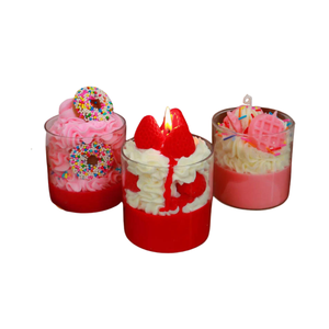 เทียนหอมถ้วยใส่ผลไม้สำหรับวันเกิดรูปสตรอเบอร์รี่สุดสร้างสรรค์ออกแบบได้ตามต้องการ - Product Image 6