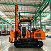Foreuse sur chenilles pour pieutage solaire, produit phare de Tezhong Machinery, best-seller mondial, pour un pieutage et un forage efficaces