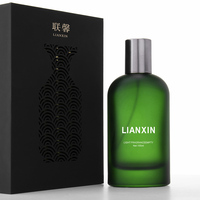 Bouteille de parfum 100 ml Bouteille de cologne givrée pour hommes en verre vide Bouteilles de pulvérisation de parfum de luxe uniques et personnalisées