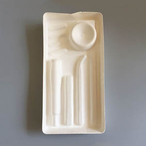 Venda quente Biodegradável Wet Press Branco Set Polpa Bandeja Ambientalmente Amigável Polpa Moldada Insert - Product Image 6