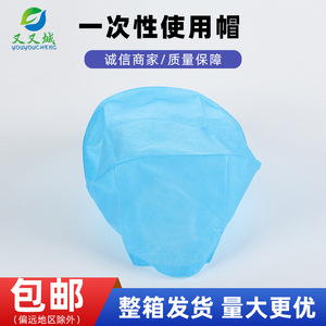 Disposable caps/<b>head</b> <b>covers</b>, non-woven breathable kitchen hair caps, workshop dustproof work caps, dustproof dome caps - Product Image 2
