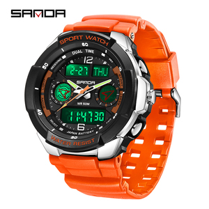 Reloj Digital SANDA Top 6197 para Estudiantes Coreanos, Reloj Deportivo Multifuncional para Hombre con Alarma, Resistente al Agua, Relojes para Hombre 2024 - Product Image 1