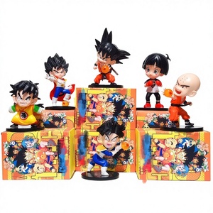 Caja Sorpresa de Figuras de Anime, Set de 6 Piezas Clásicas de la Infancia con <span class=keywords><strong>Goku</strong></span> y Gohan, para Fanáticos Principiantes, Regalo para Estudiantes, Decoración de Escritorio - Product Image 1